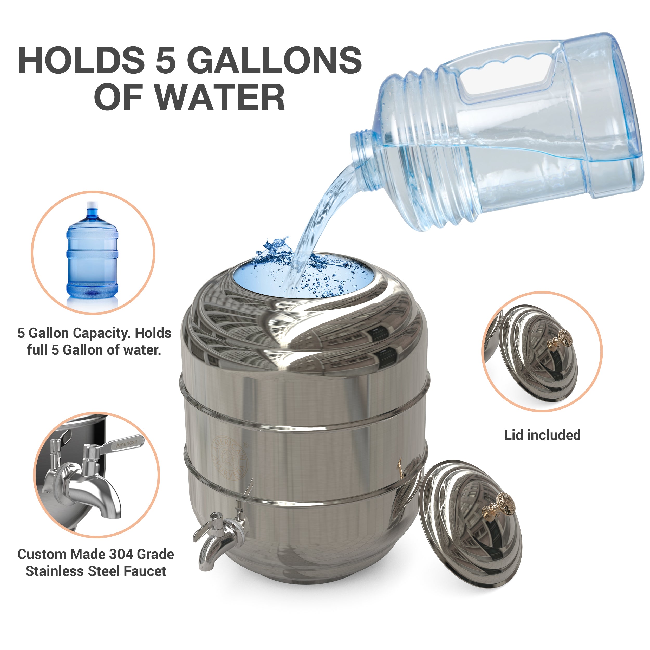 Stainless Steel Beverage  Dispenser