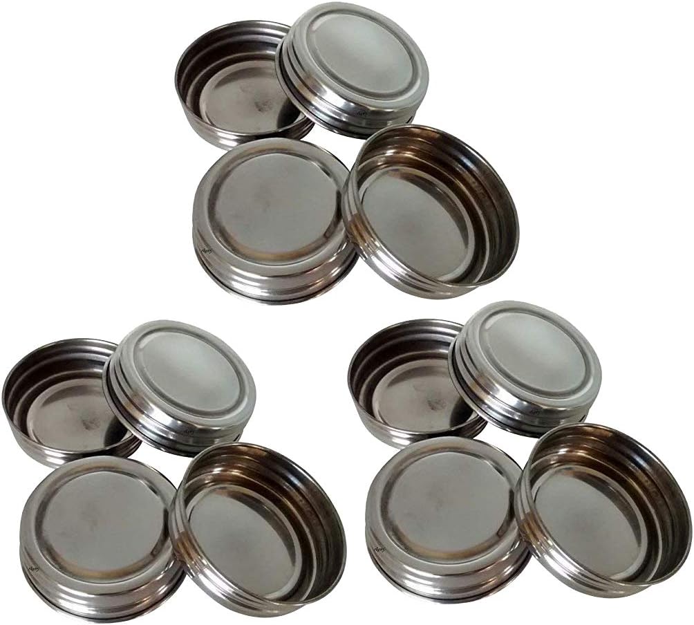 Replacement Stainless  Steel Lids for Ikea Rajtan  Spice Jars
