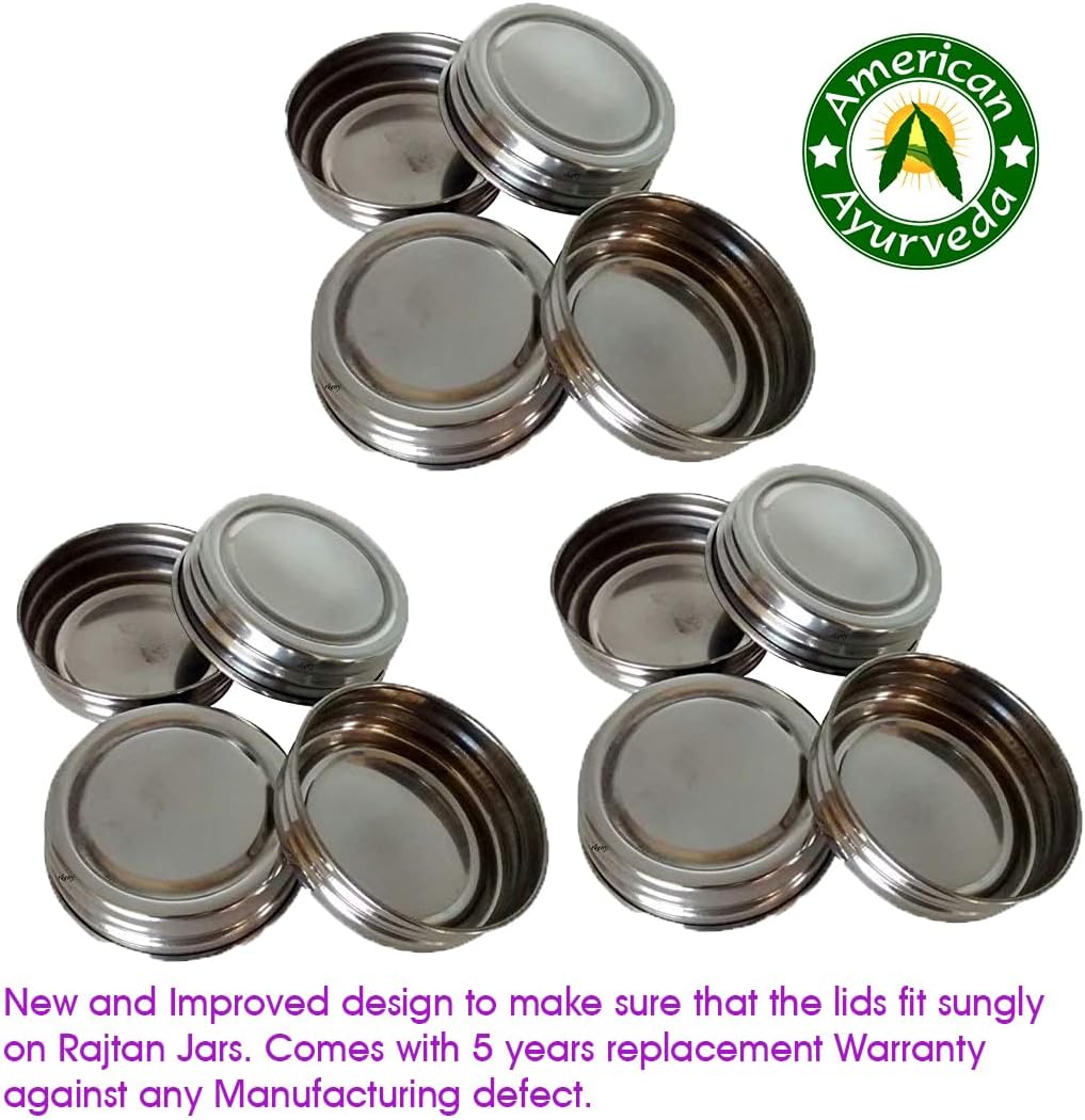 Replacement Stainless  Steel Lids for Ikea Rajtan  Spice Jars