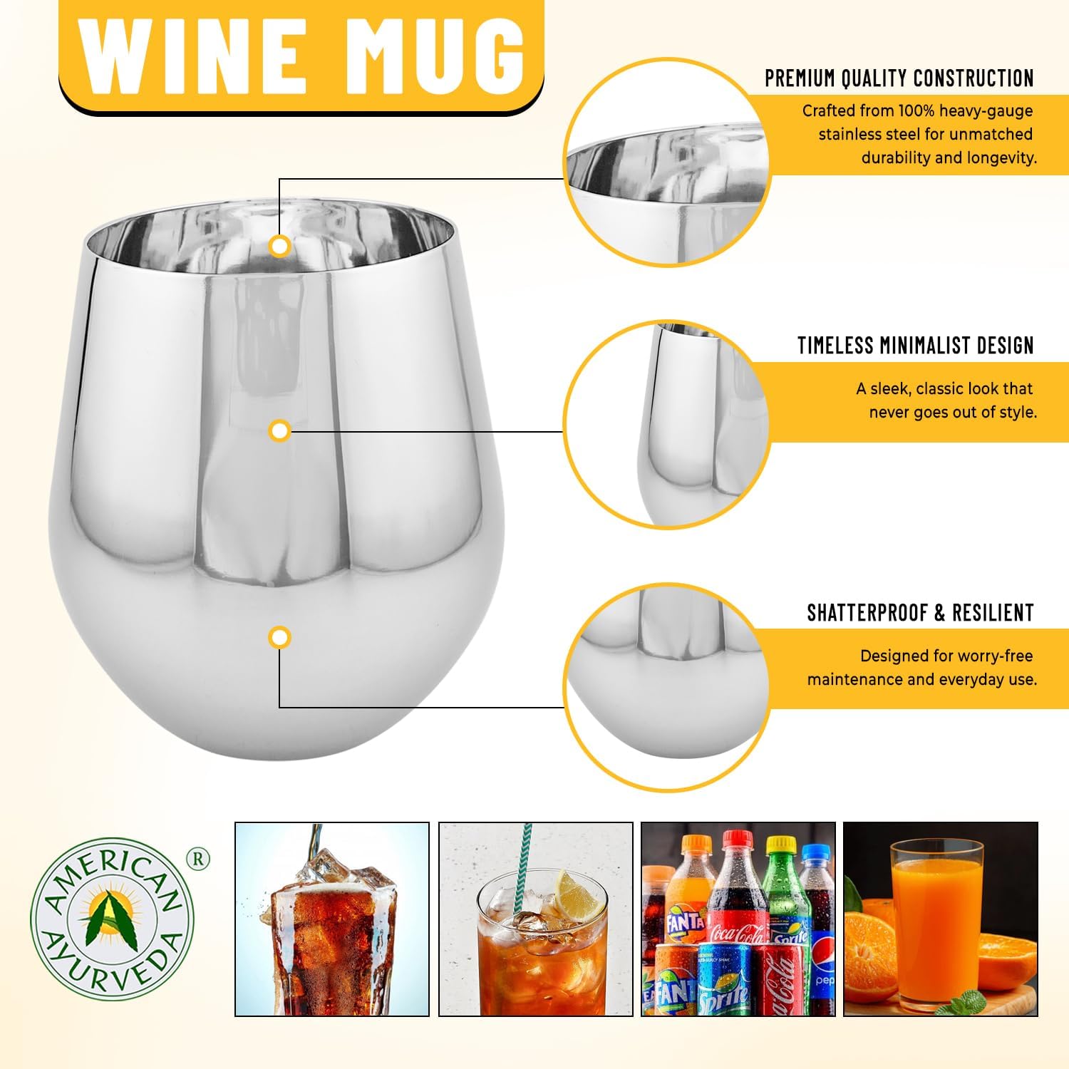 Stainless Steel Mugs
