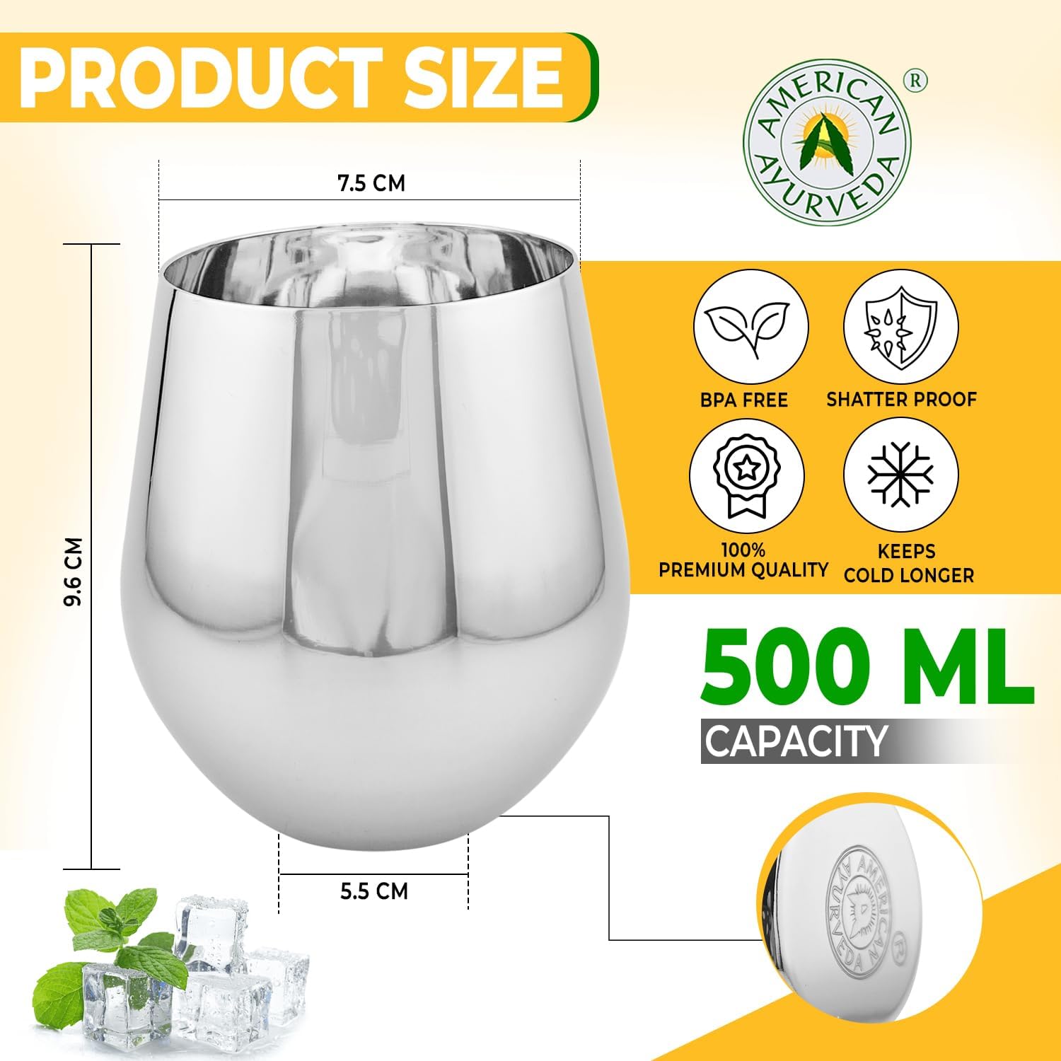 Stainless Steel Mugs